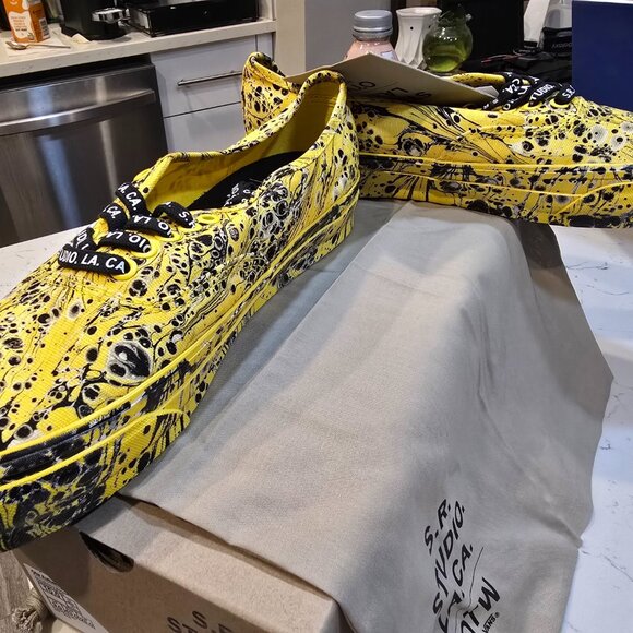 OTW Vans x S.R. Studio LA CA Authentic 44 Vibram Mens 10 Jackson Pollock Art NEW - Picture 3 of 16